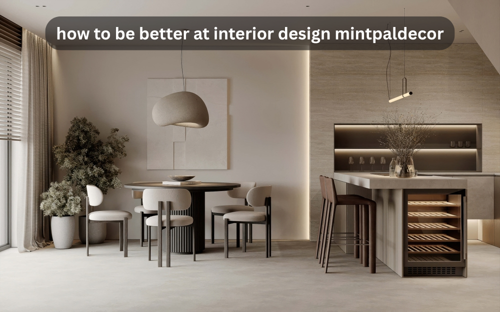 how to be better at interior design mintpaldecor