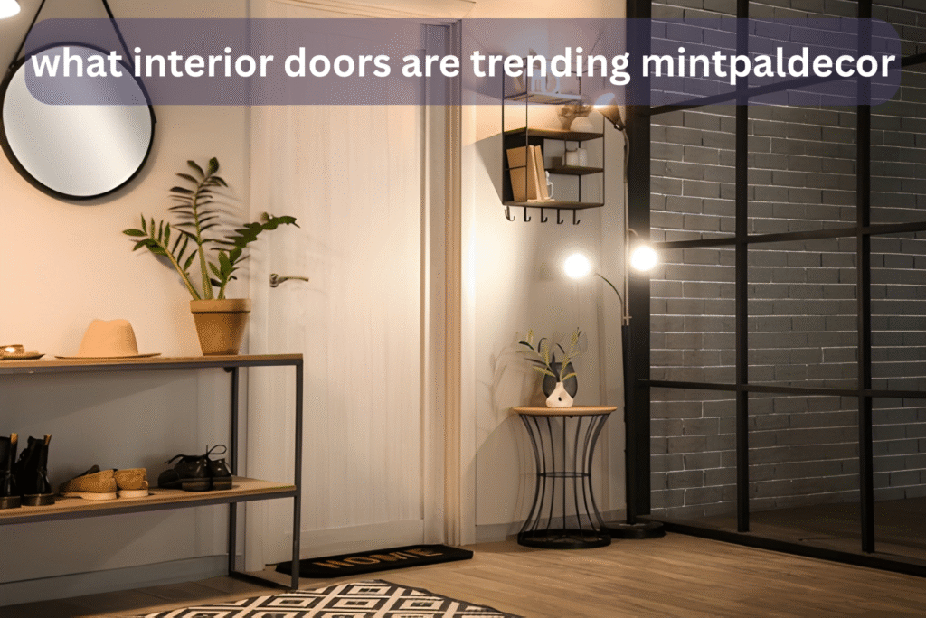 what interior doors are trending mintpaldecor