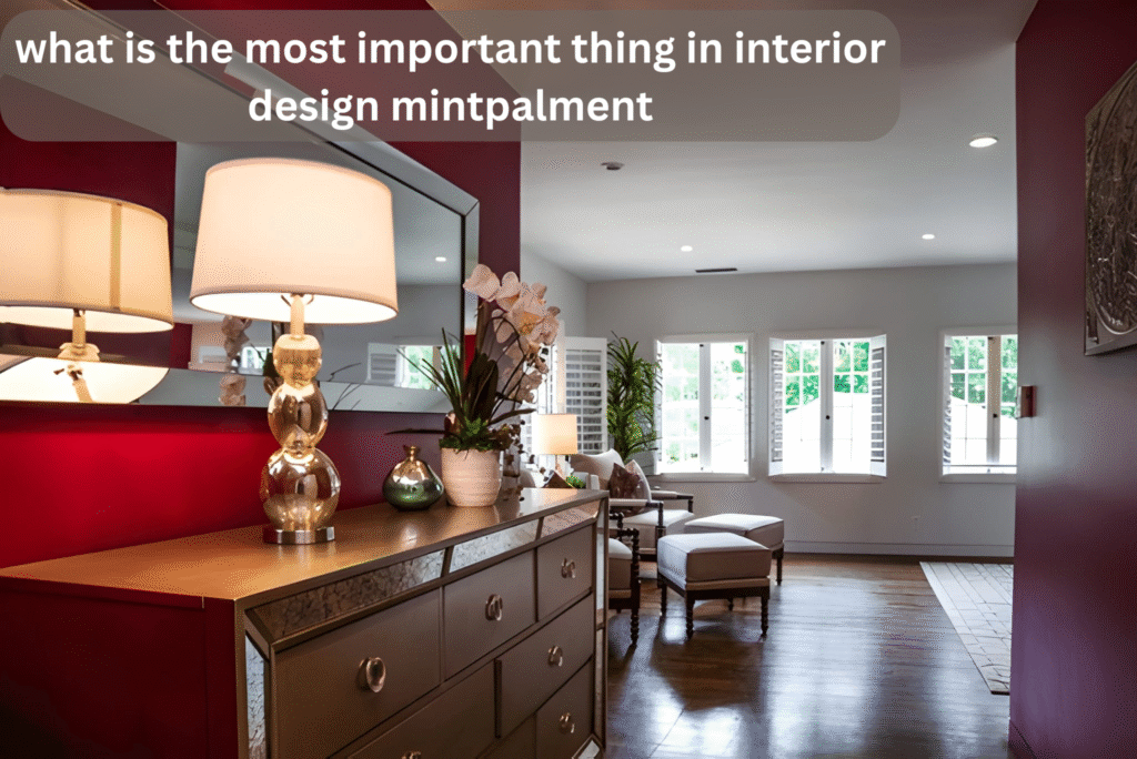 what is the most important thing in interior design mintpalment