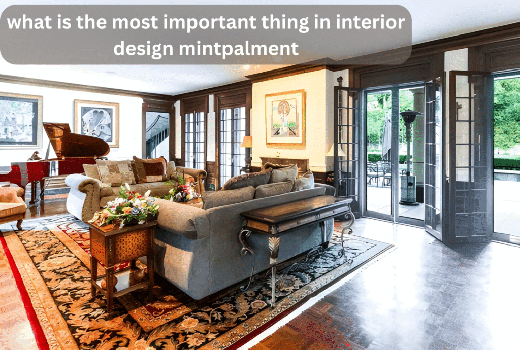 what is the most important thing in interior design mintpalment
