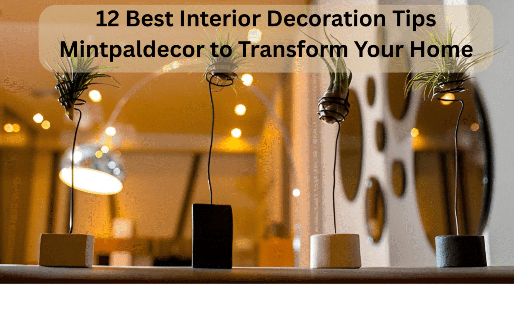 12 Best Interior Decoration Tips Mintpaldecor to Transform Your Home