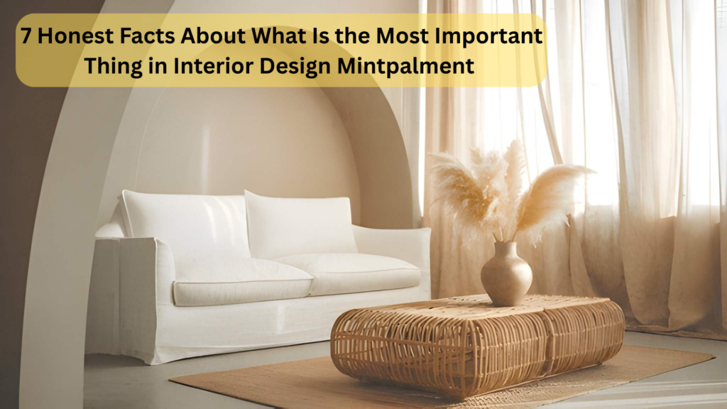 7 Honest Facts About What Is the Most Important Thing in Interior Design Mintpalment