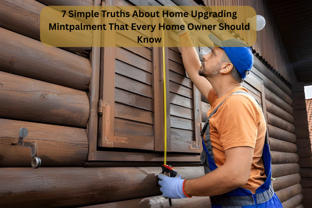 7 Simple Truths About Home Upgrading Mintpalment That Every Home Owner Should Know