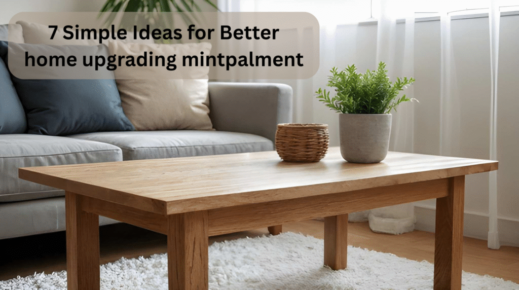 7 Simple Ideas for Better home upgrading mintpalment