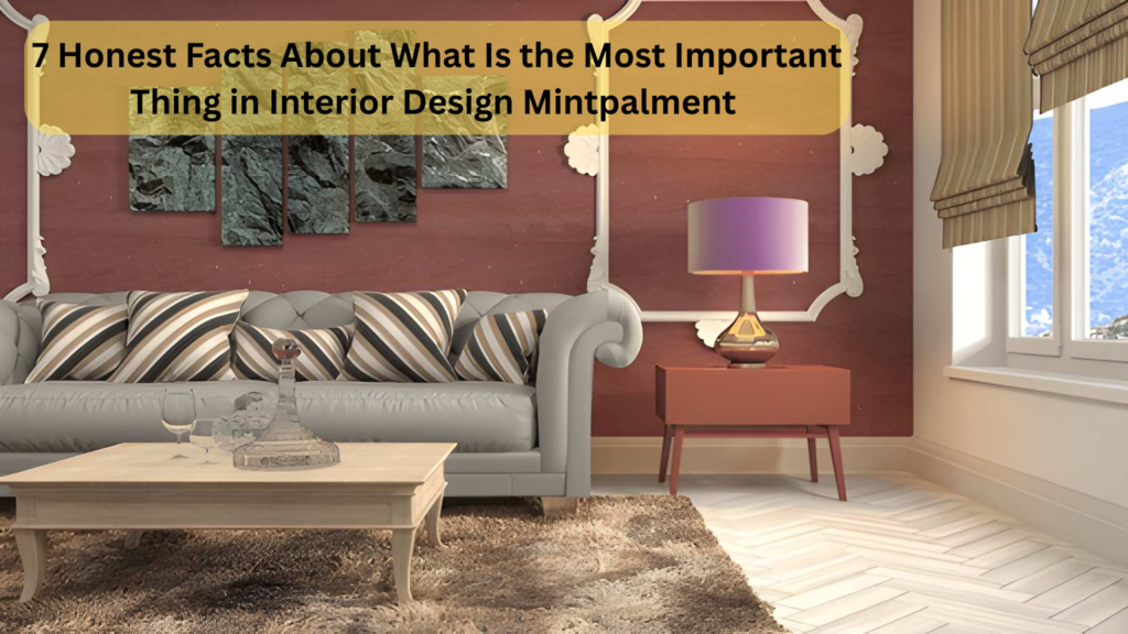 7 Honest Facts About What Is the Most Important Thing in Interior Design Mintpalment