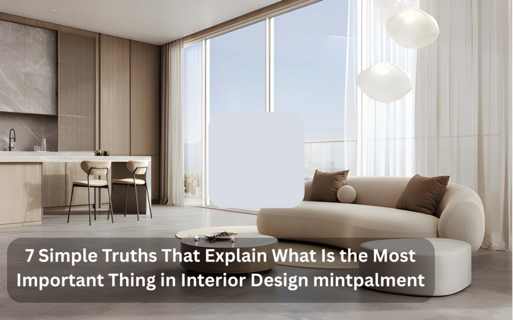 7 Simple Truths That Explain What Is the Most Important Thing in Interior Design mintpalment