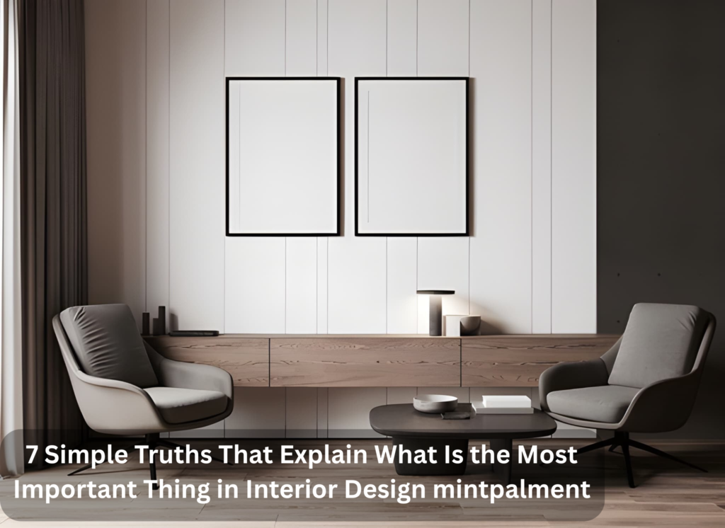 7 Simple Truths That Explain What Is the Most Important Thing in Interior Design mintpalment