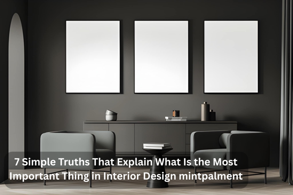 7 Simple Truths That Explain What Is the Most Important Thing in Interior Design mintpalment