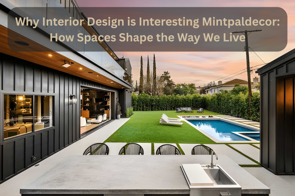 Why Interior Design is Interesting Mintpaldecor: How Spaces Shape the Way We Live