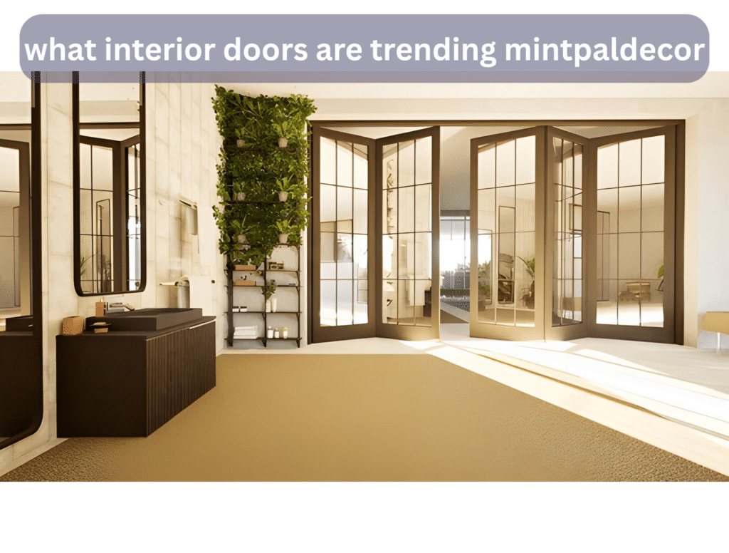 what interior doors are trending mintpaldecor