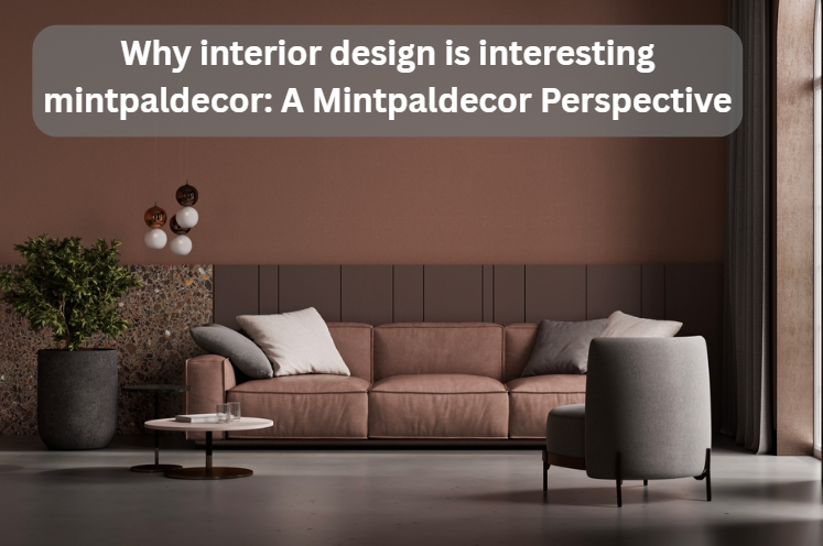 Why interior design is interesting mintpaldecor: A Mintpaldecor Perspective