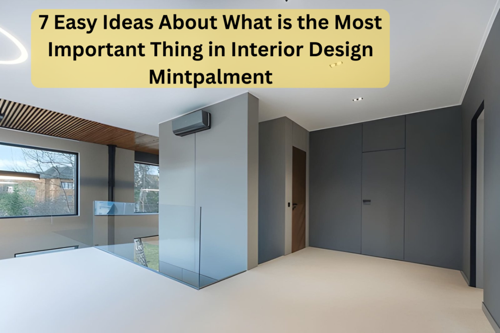 7 Easy Ideas About What is the Most Important Thing in Interior Design Mintpalment