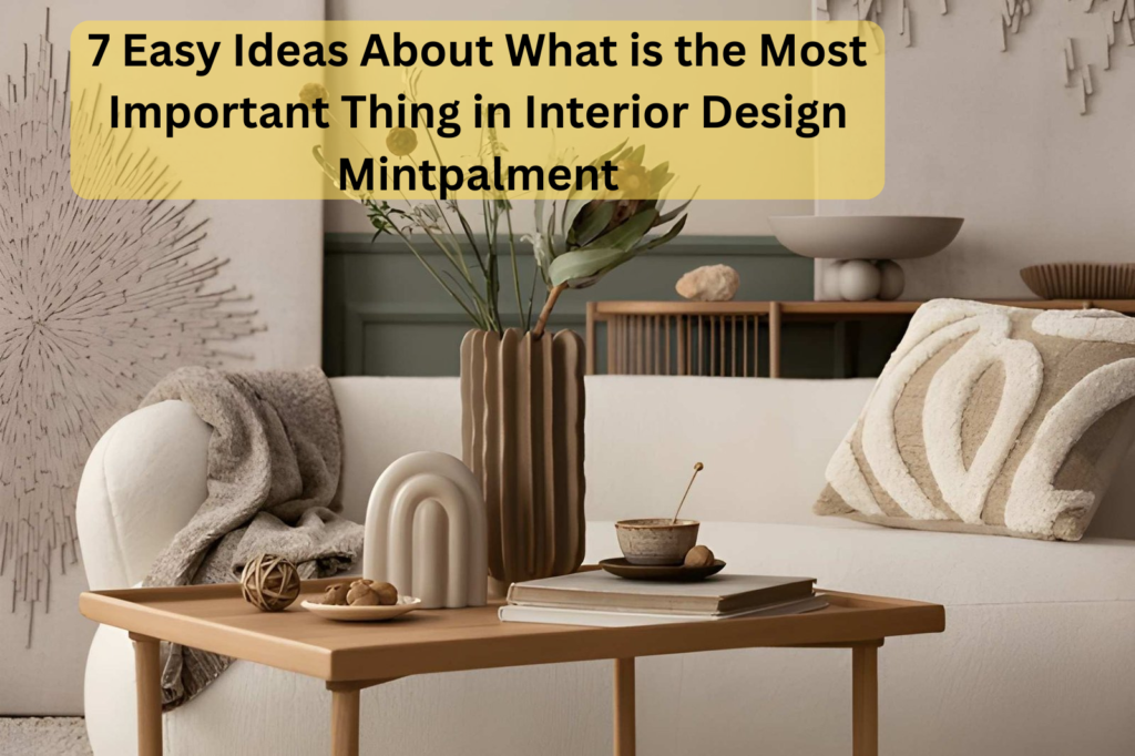 7 Easy Ideas About What is the Most Important Thing in Interior Design Mintpalment