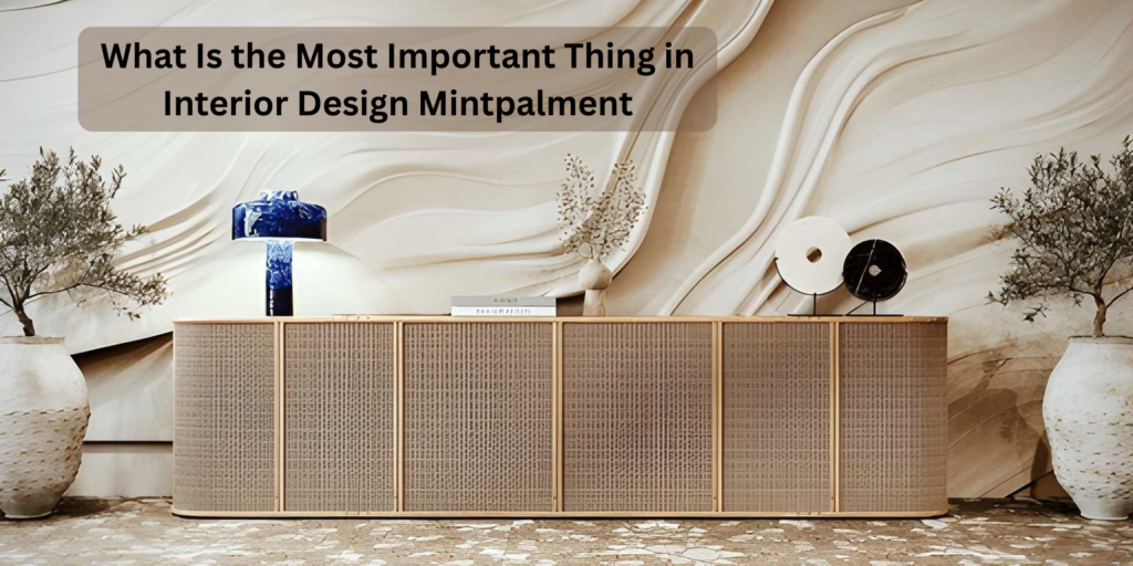 What Is the Most Important Thing in Interior Design Mintpalment