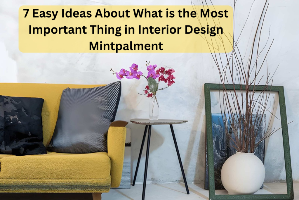 7 Easy Ideas About What is the Most Important Thing in Interior Design Mintpalment