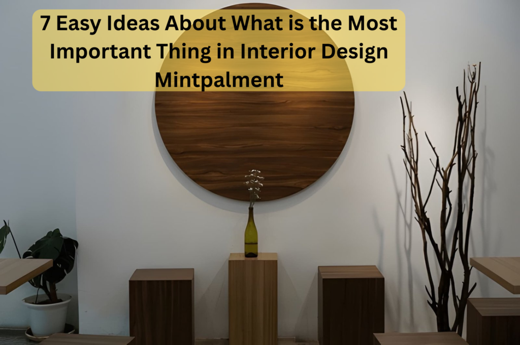 7 Easy Ideas About What is the Most Important Thing in Interior Design Mintpalment