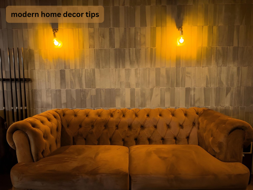 modern home decor tips